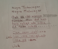 Några teckningar